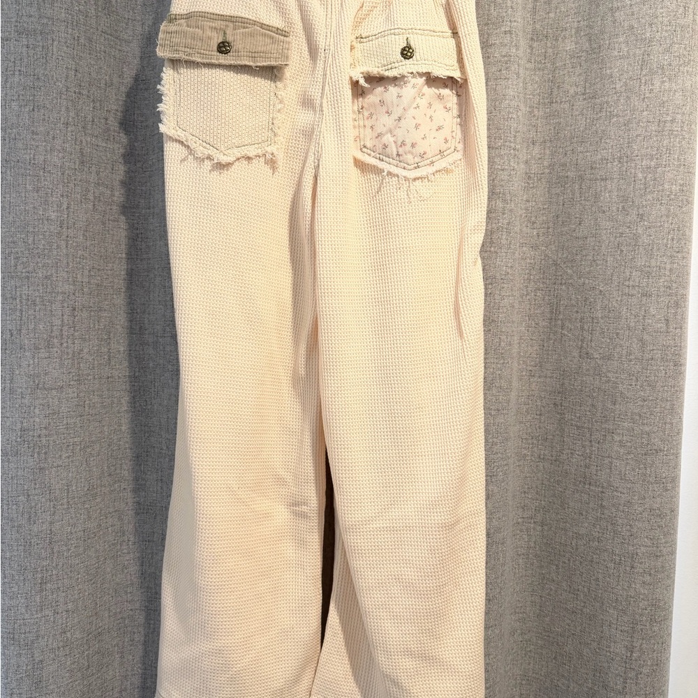 New POL Beige and Cream Patchwork waffle knit Set - Picture 5 of 5